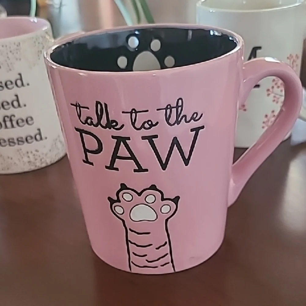 Pink Paw Print Mug - Picture 1 of 9